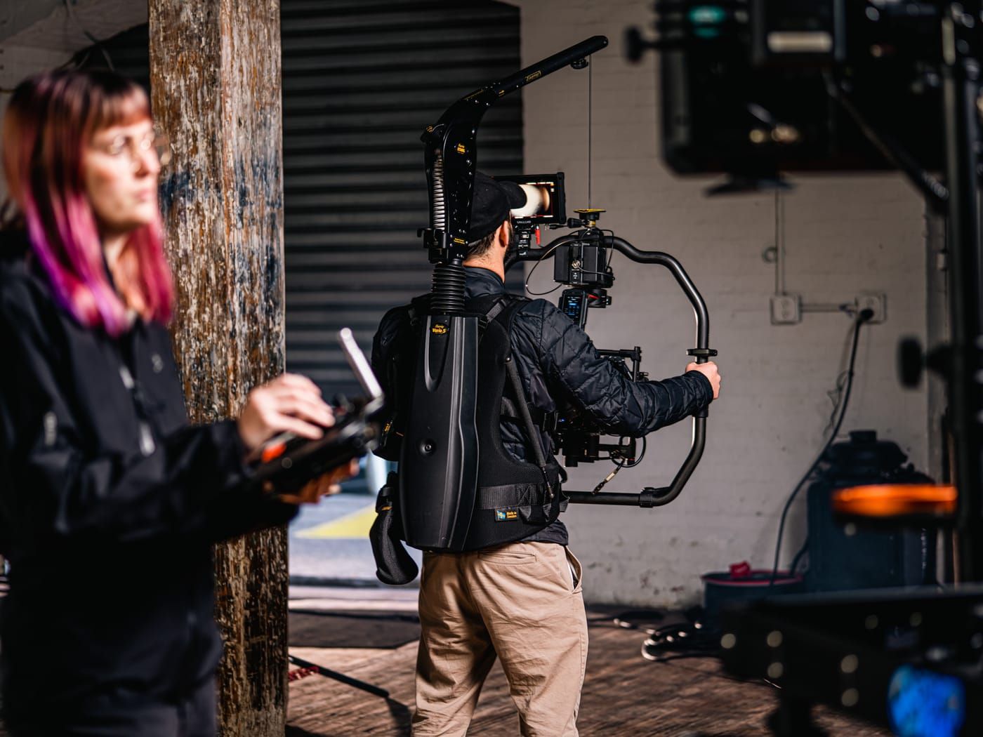 Behind the scenes: a Steadicam operator on an El Raven set
